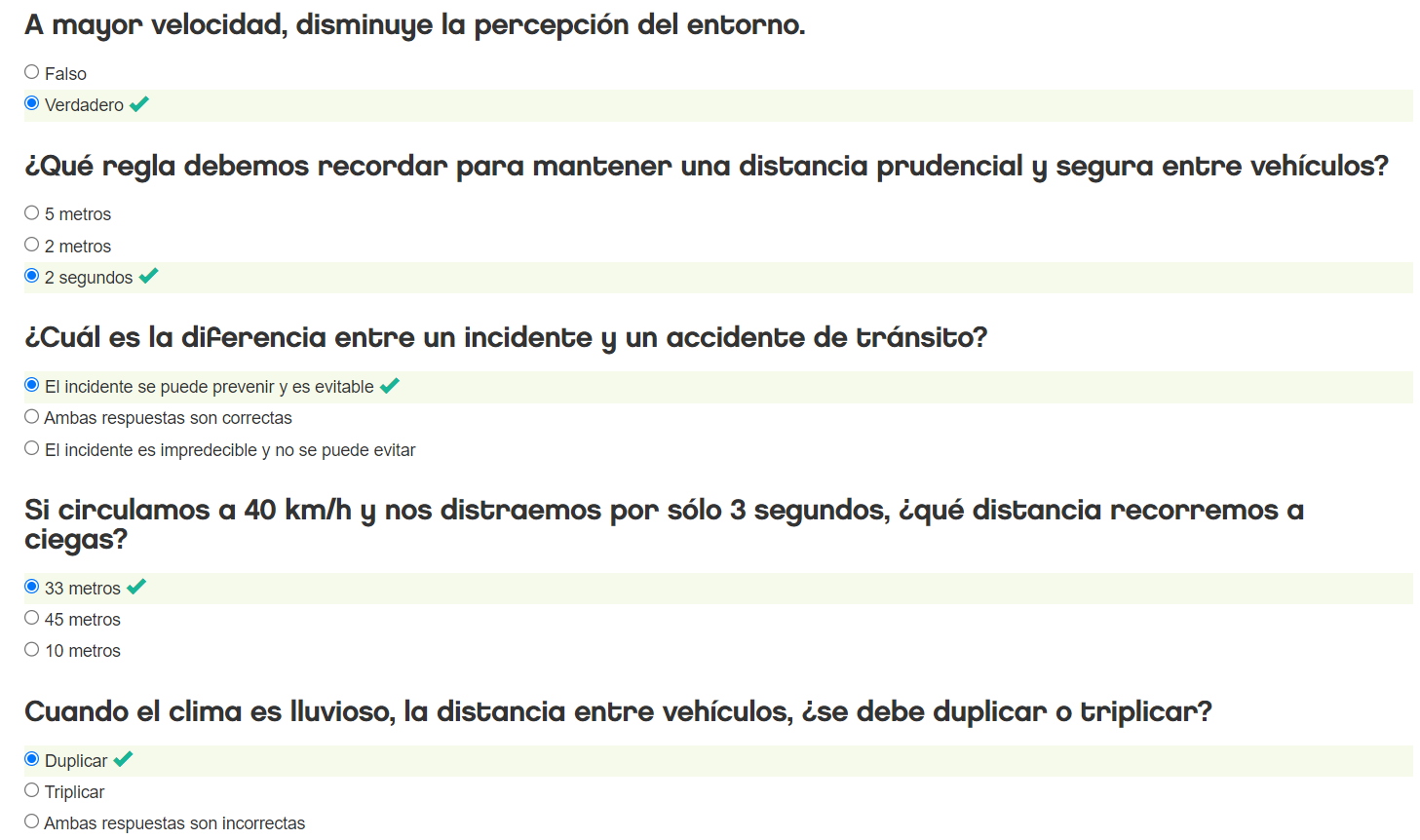 Charla de renovación de licencia CABA: Módulo 3 · Factores de riesgo